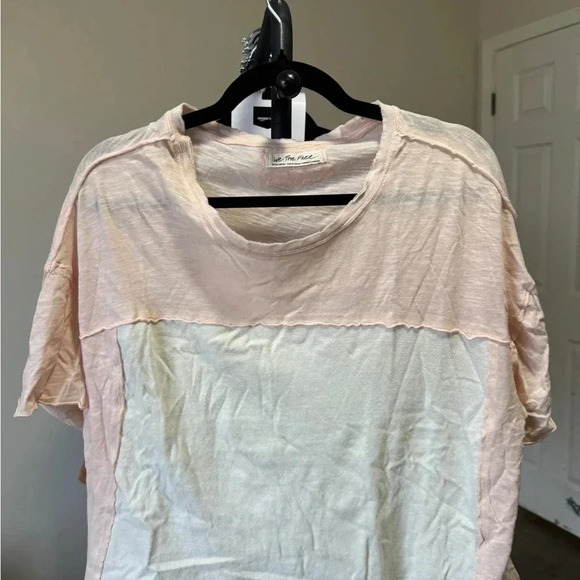 We The Free - free people color block tshirt size XS - Picture 2 of 7